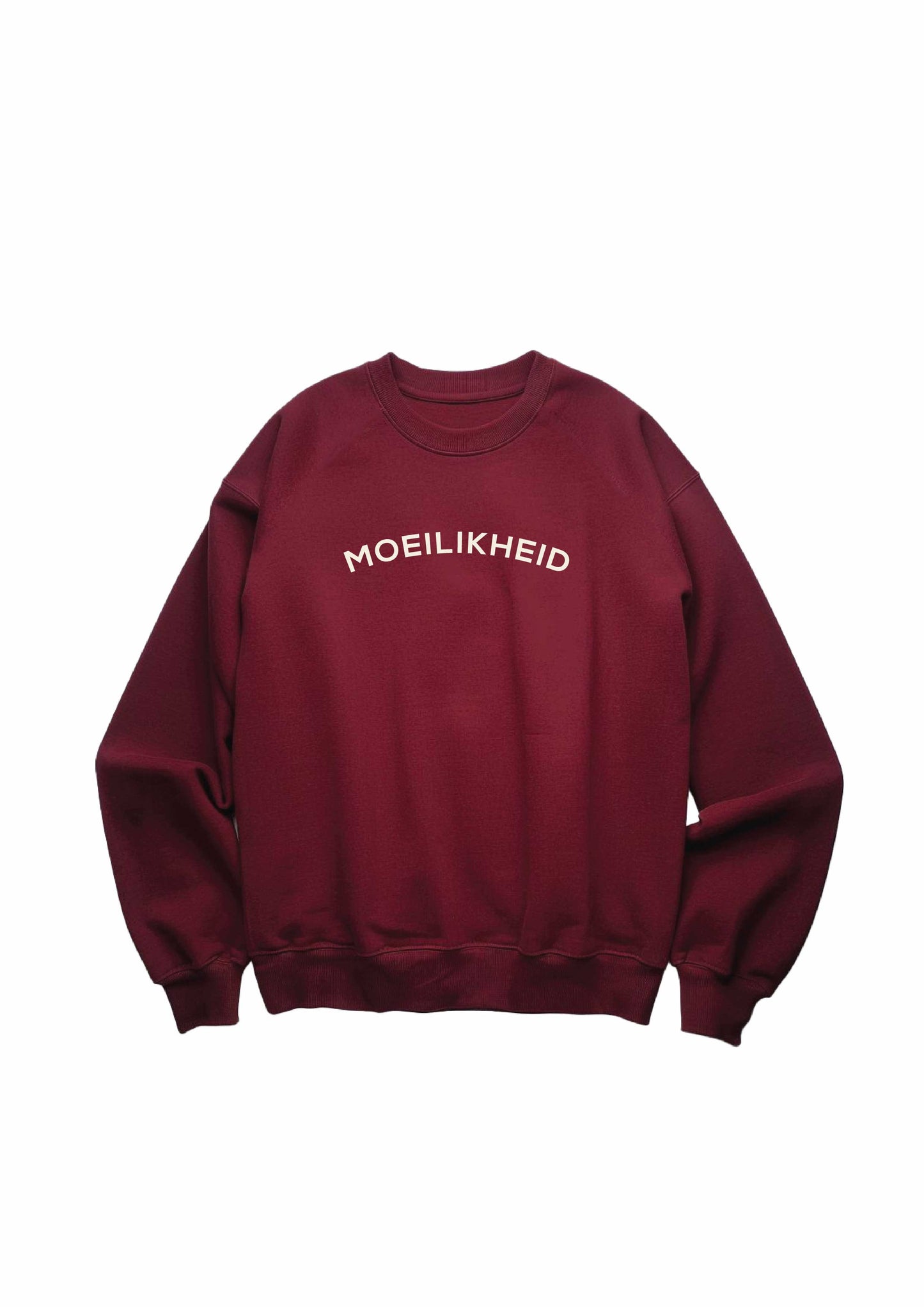 MOEILIKHEID MAROON CREWNECK