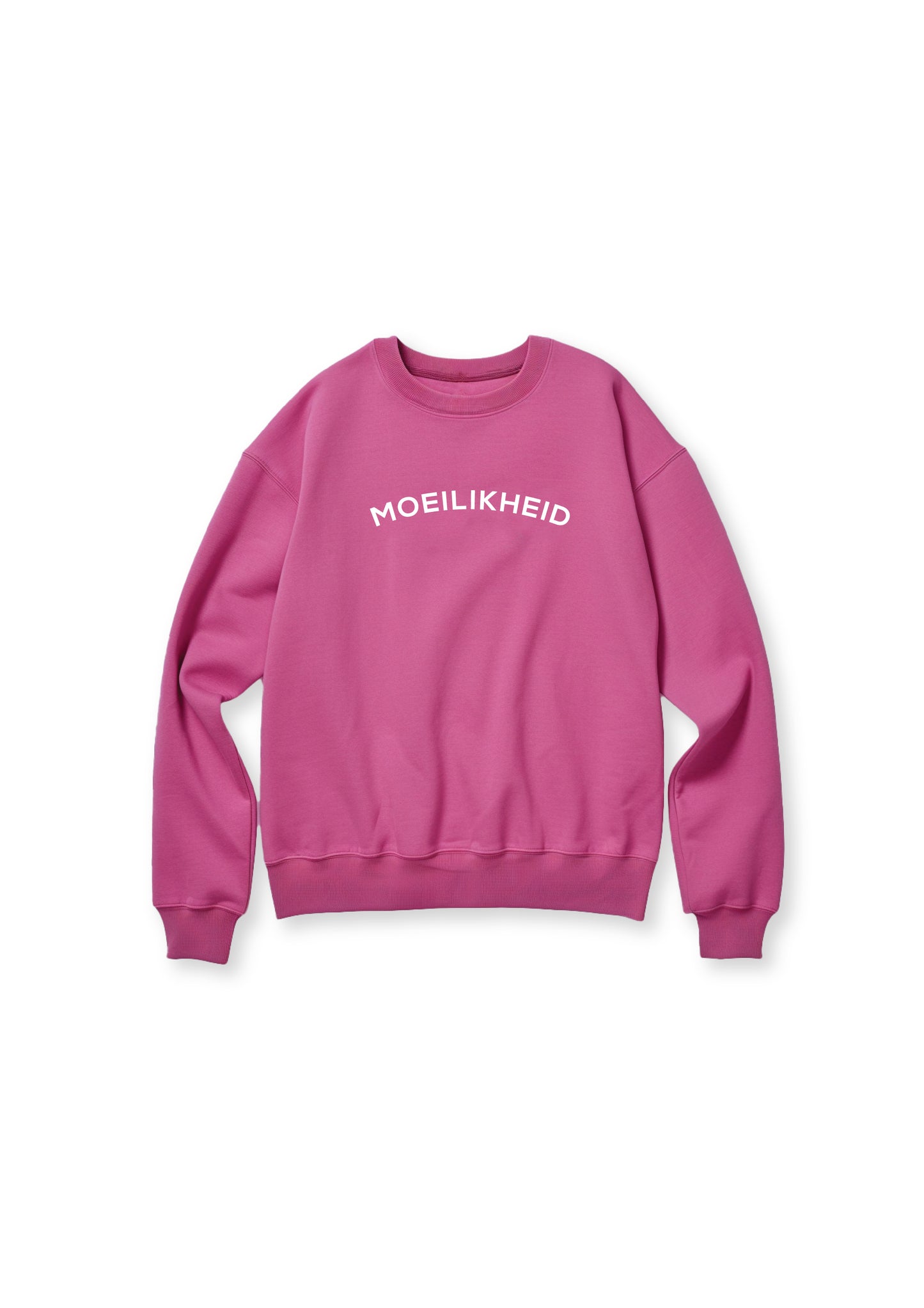 PINK MOEILIKHEID CREWNECK