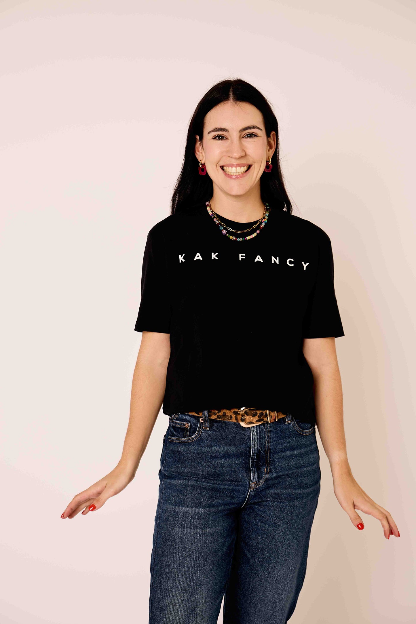 KAK FANCY BLACK TEE