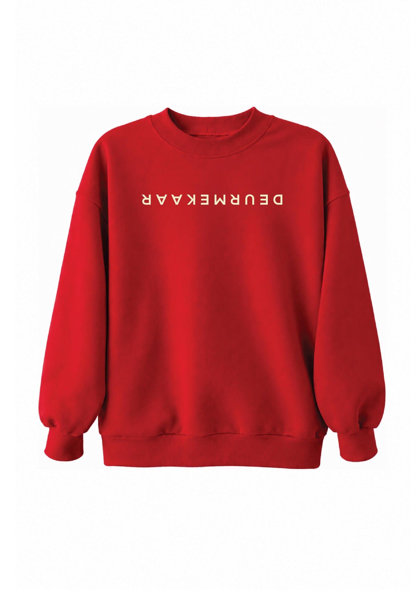 DEURMEKAAR CREWNECK - RED