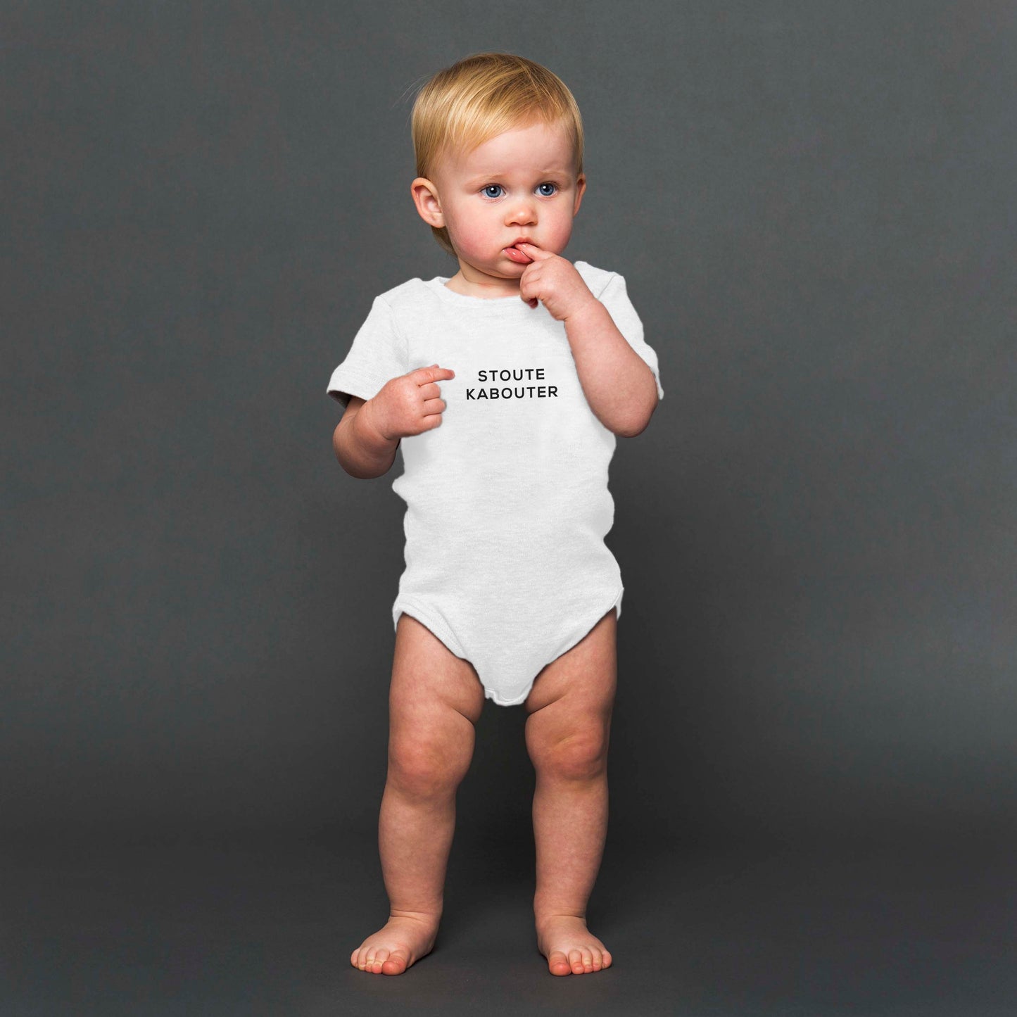 STOUTE KABOUTER SHORT SLEEVE BABYGRO