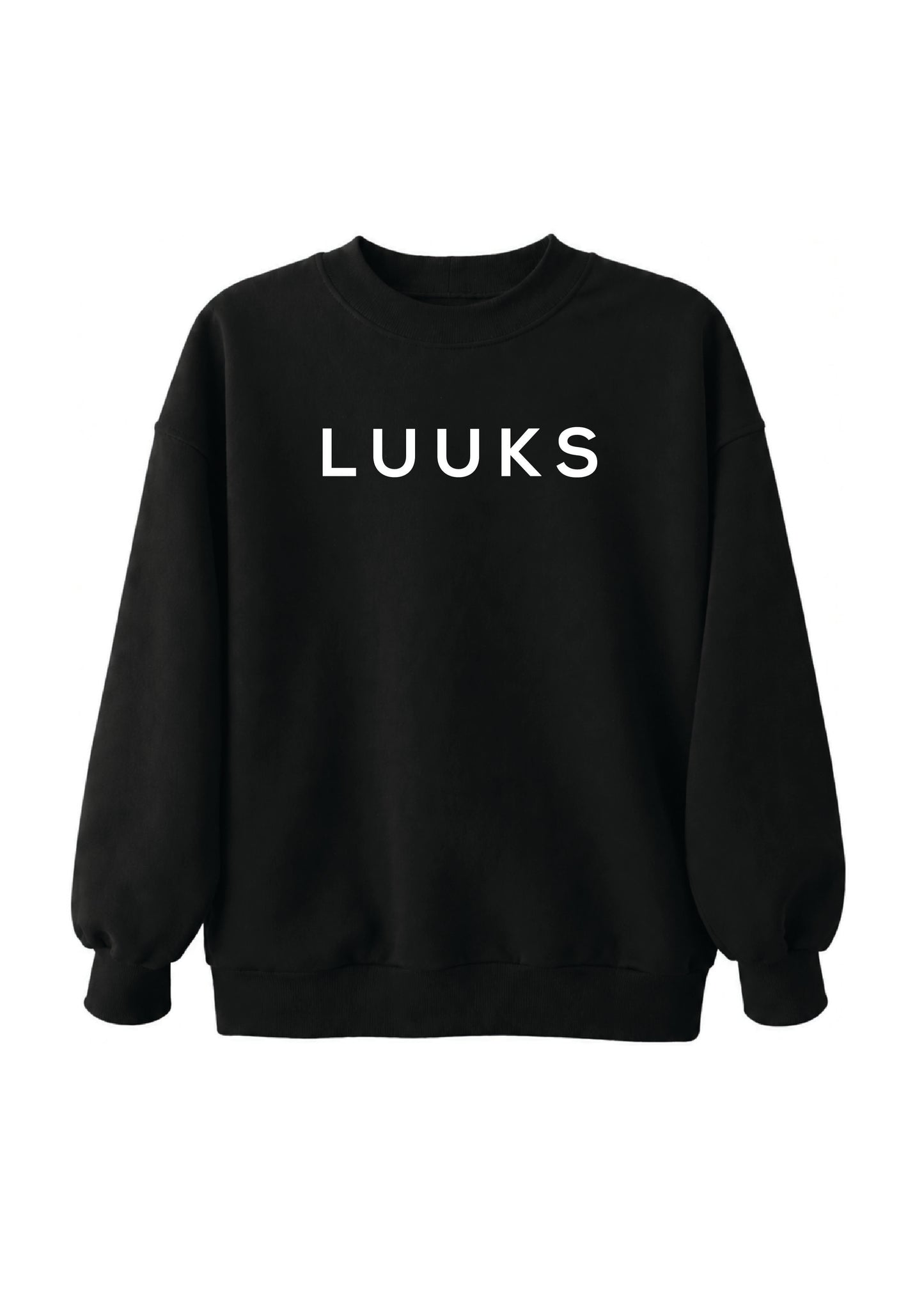 LUUKS CREWNECK - BLACK