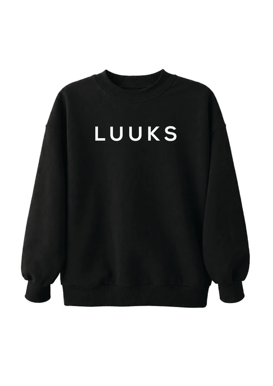 LUUKS CREWNECK - BLACK