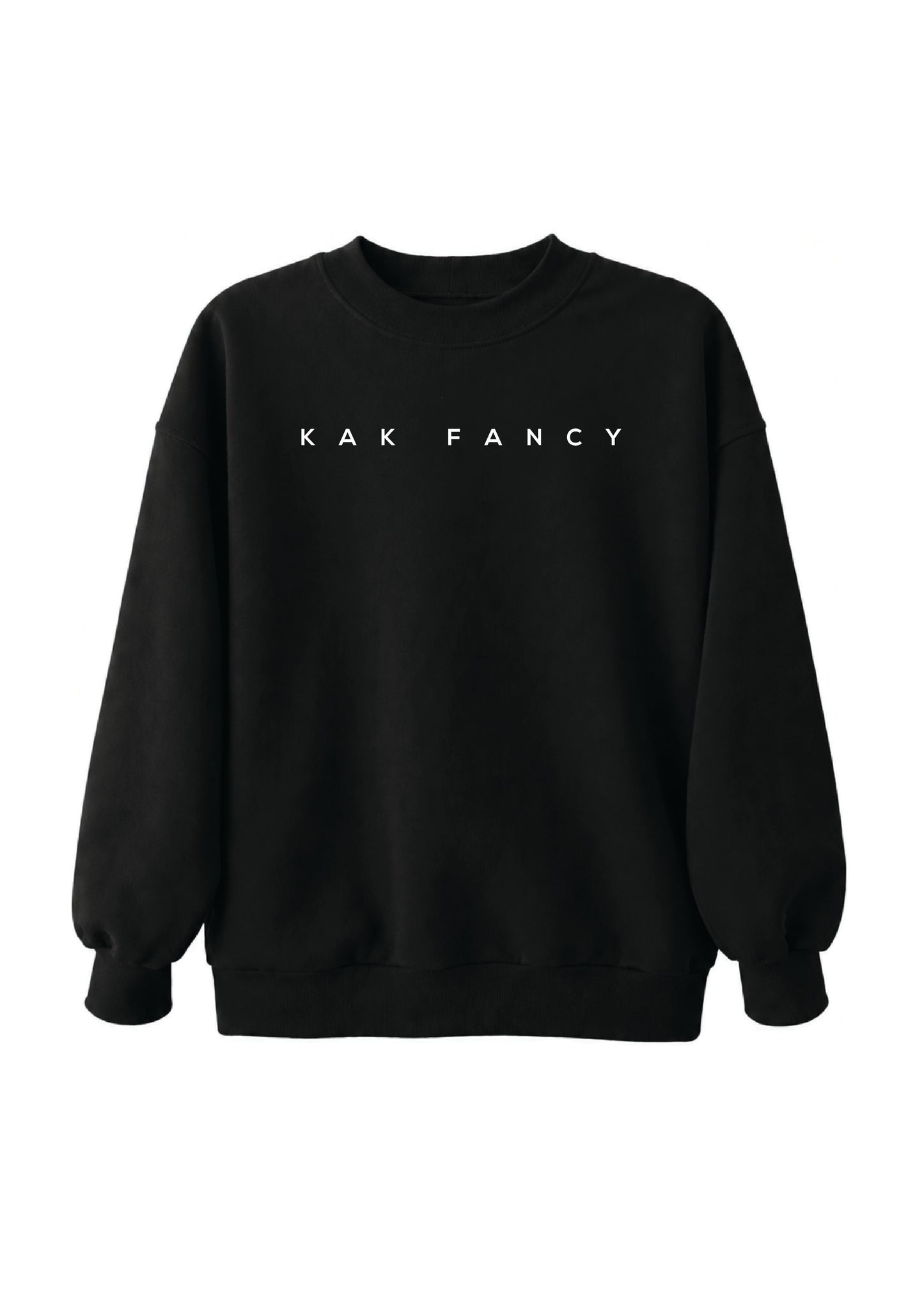 KAK FANCY CREWNECK - BLACK