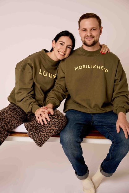 LUUKS CREWNECK - OLIVE