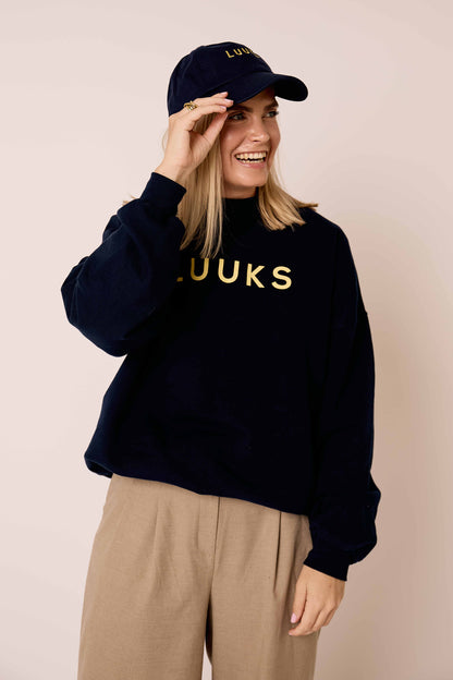 LUUKS CREWNECK - NAVY