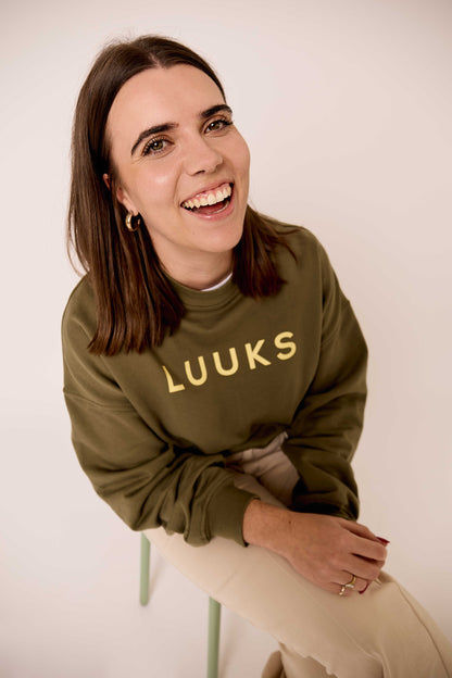 LUUKS CREWNECK - OLIVE