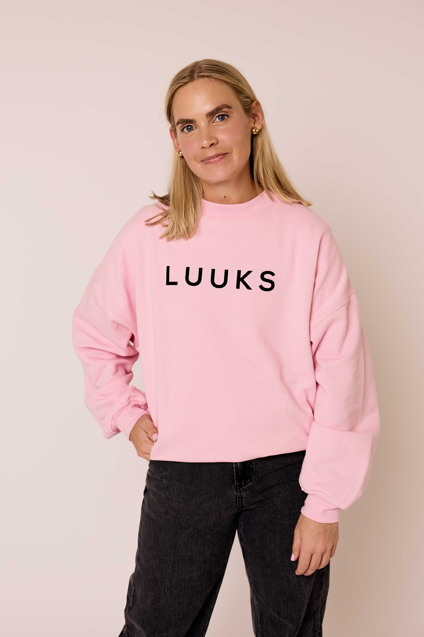 LUUKS CREWNECK - PINK