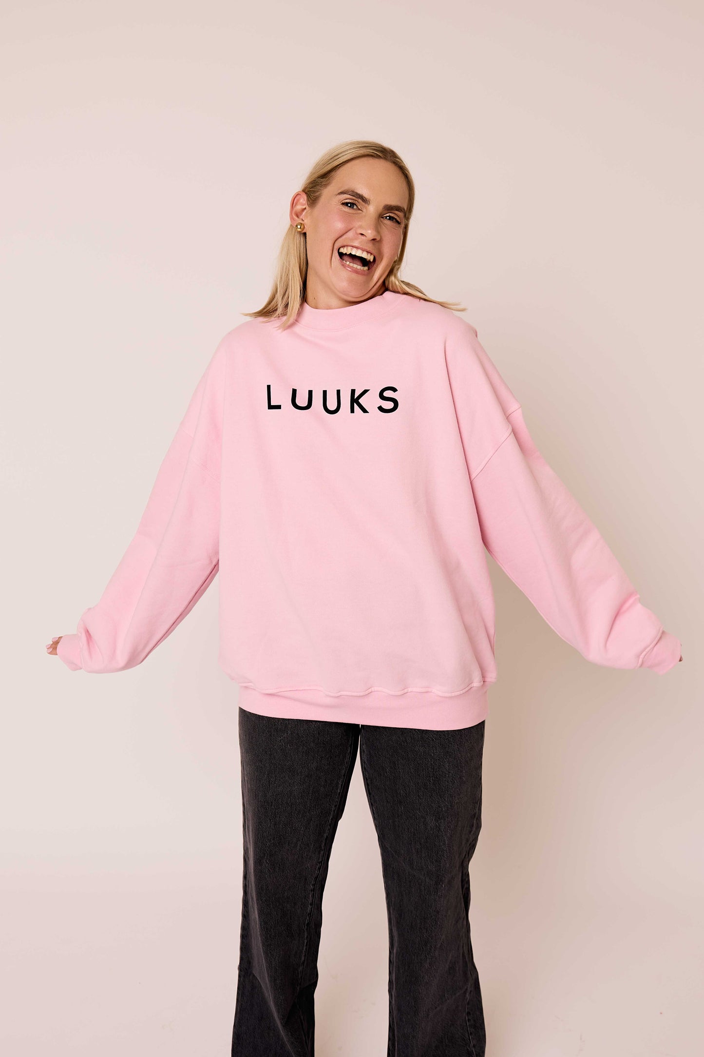 LUUKS CREWNECK - PINK