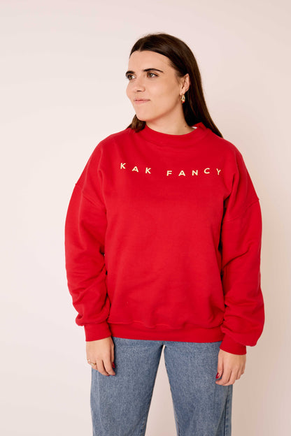 KAK FANCY CREWNECK - RED
