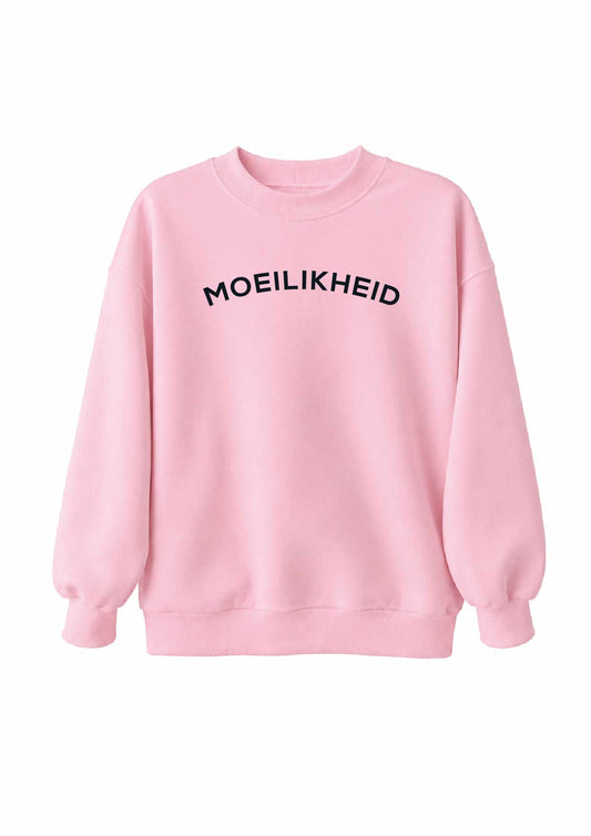 MOEILIKHEID CREWNECK - PINK