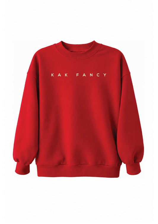 KAK FANCY CREWNECK - RED
