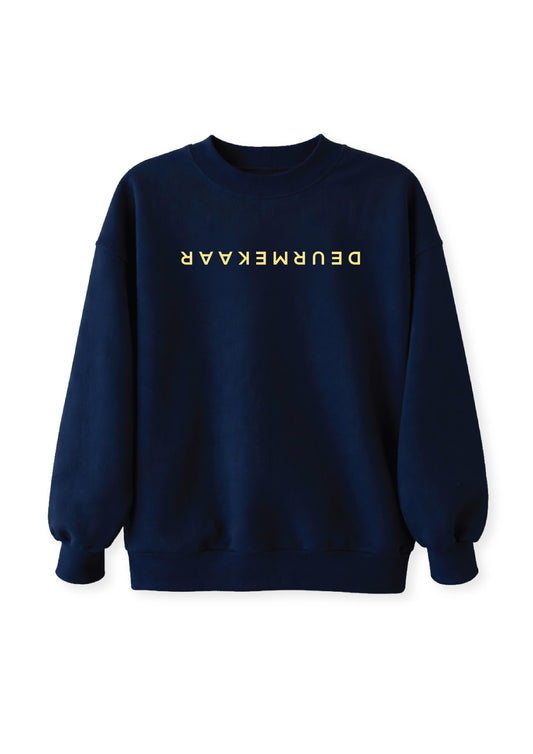 DEURMEKAAR CREWNECK - NAVY