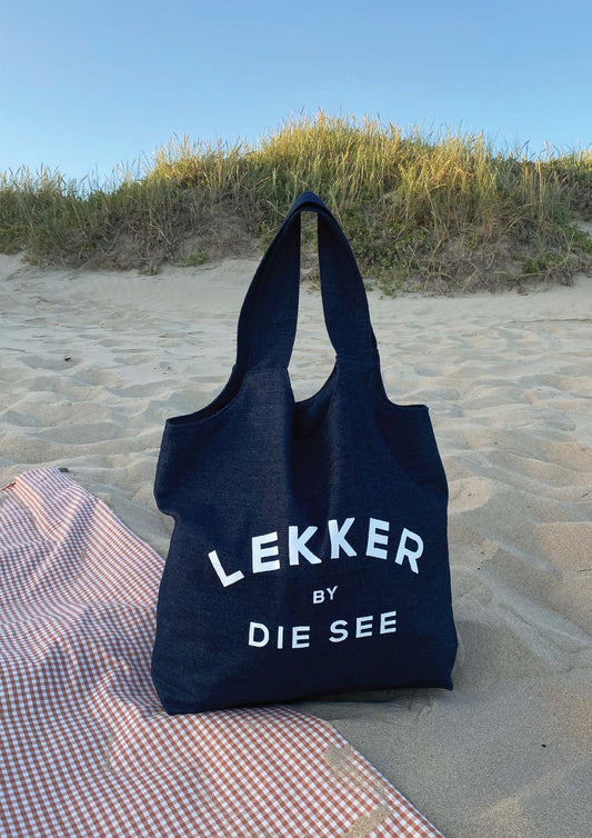 LEKKER BY DIE SEE TOTE BAG