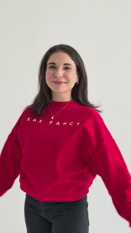 KAK FANCY CREWNECK - RED