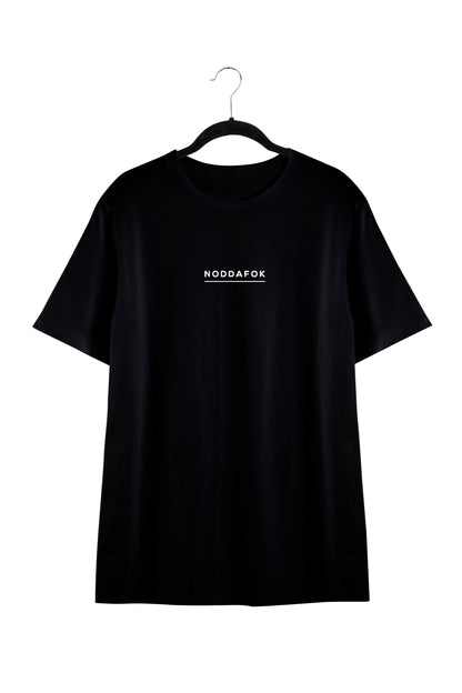 NODDAFOK BLACK TEE